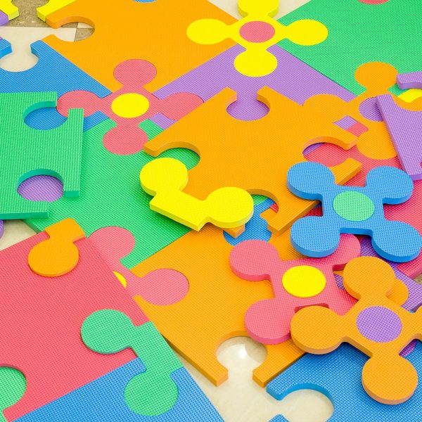 Коврик пазл Funkids Цветы-12. Толщина 15 мм. В наборе 30 элементов